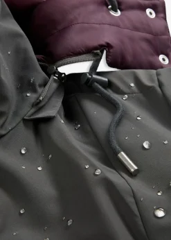 Wasserabweisende Outdoorjacke, 2in1-Optik