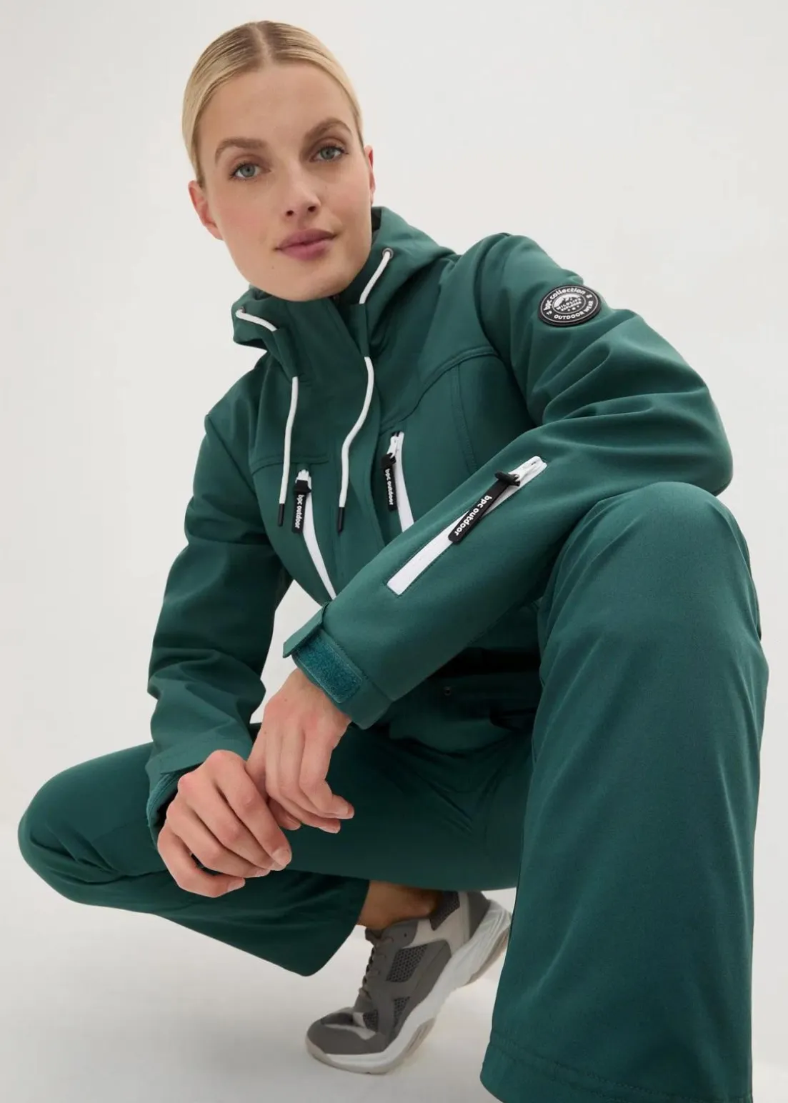 wasserabweisende Softshelljacke