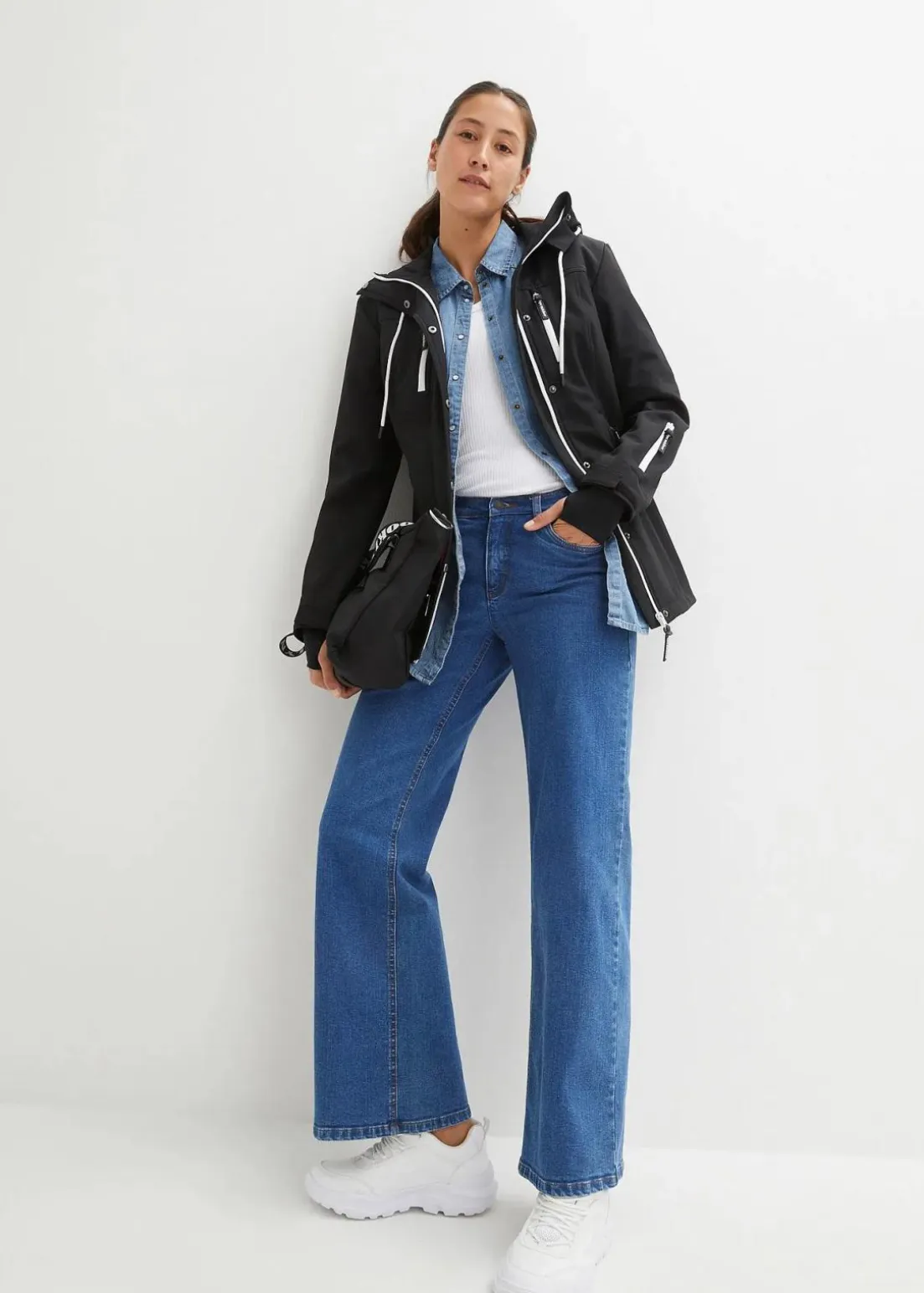 wasserabweisende Softshelljacke