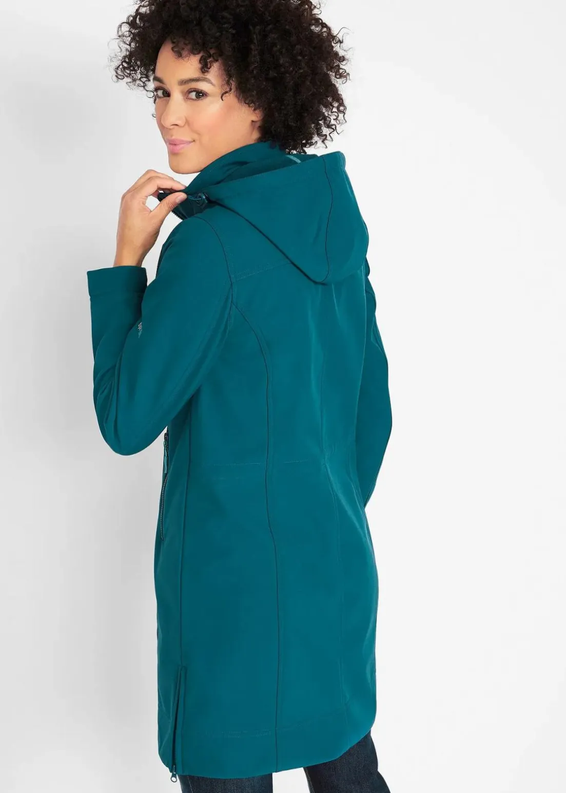 wasserabweisender Softshellmantel