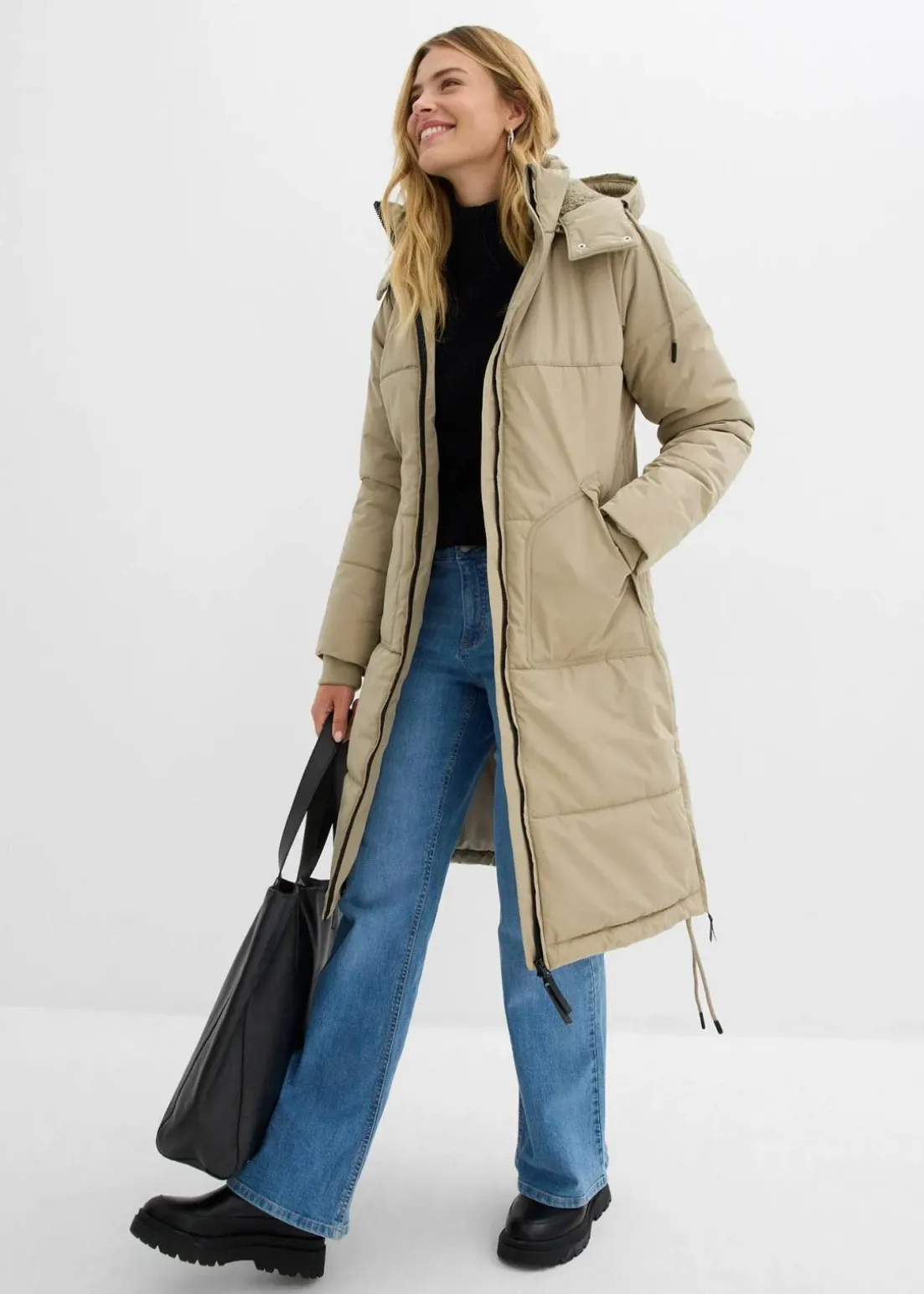 wasserabweisender Steppmantel