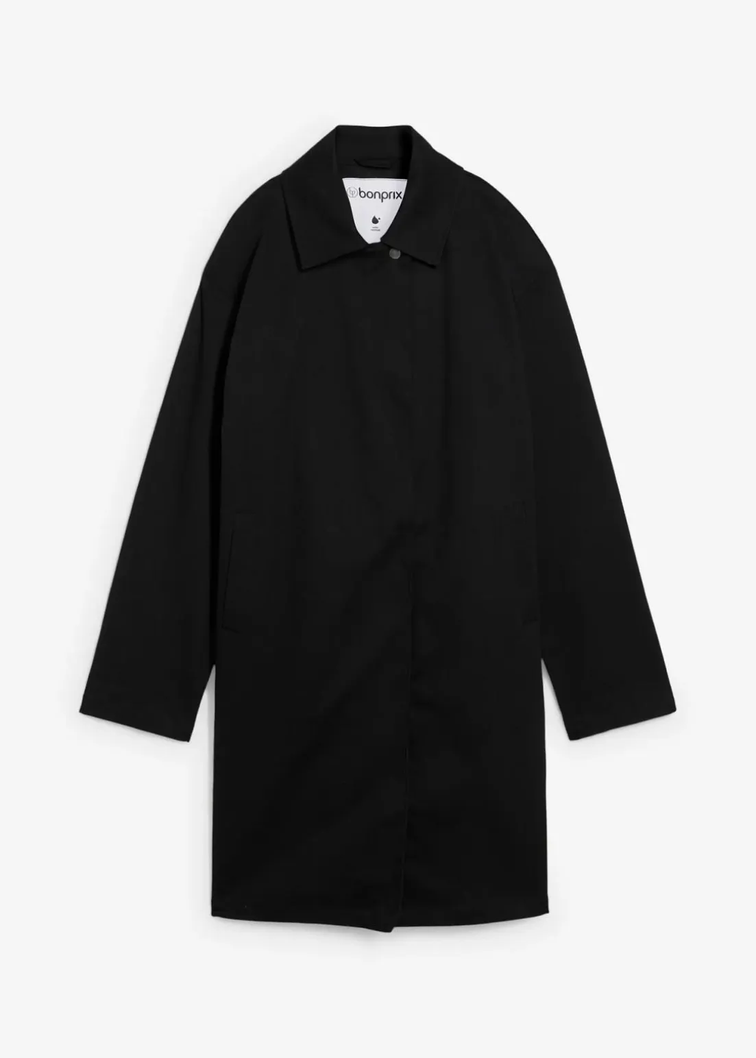 Wasserabweisender Trenchcoat, Oversized