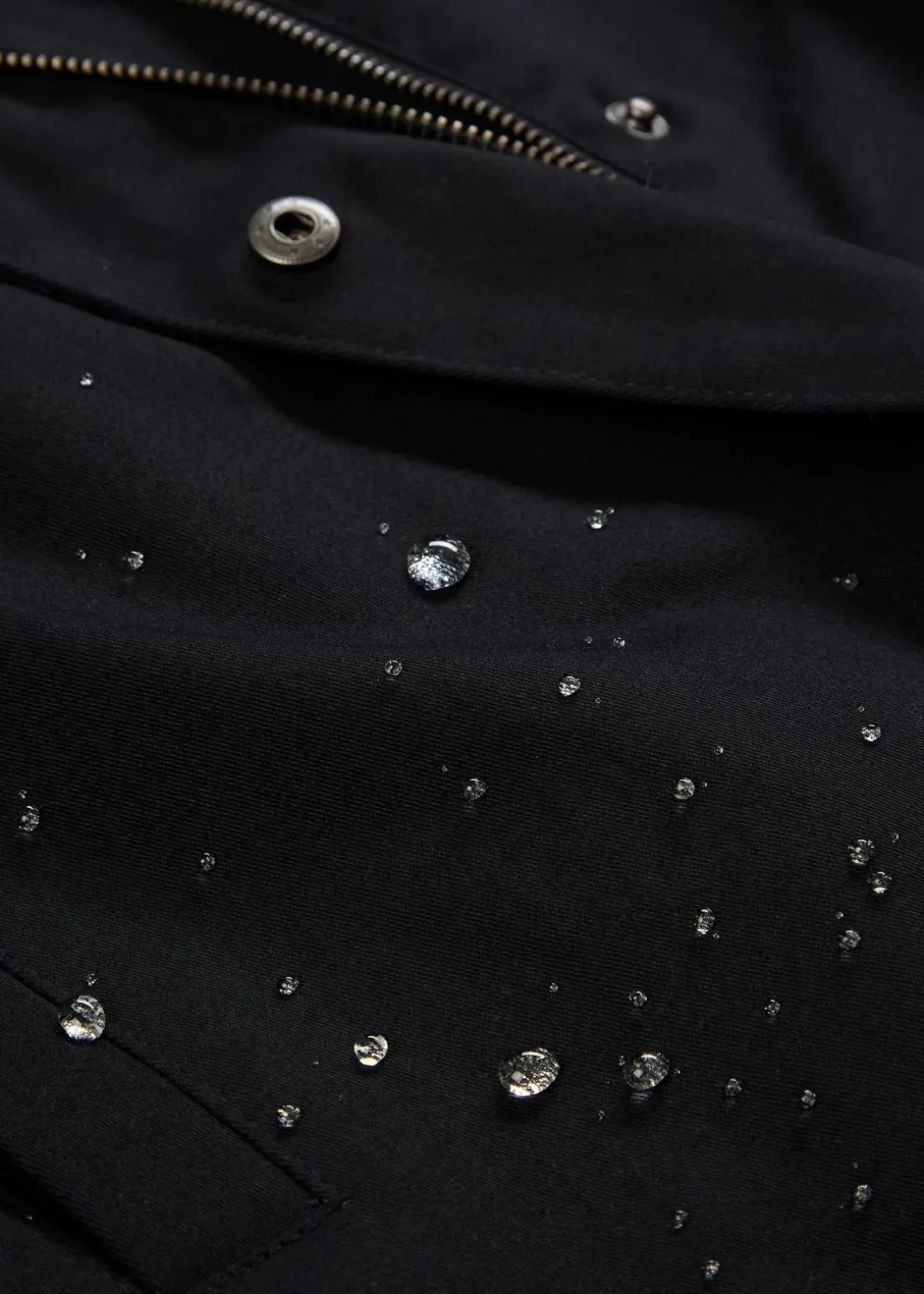 Wasserabweisender Trenchcoat, Oversized