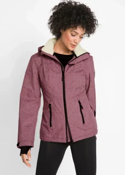 wasserdichte Outdoor-Funktions-Jacke mit Teddyfleece