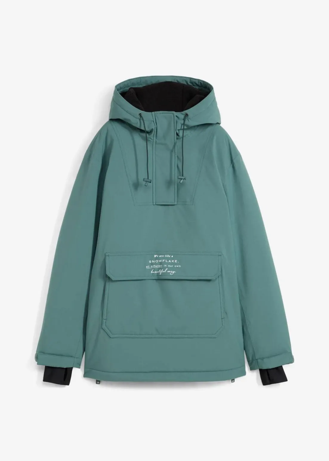 wasserdichte Ski Funktions-Schlupfjacke mit Fleece-Futter