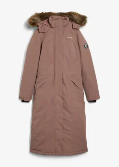 wasserdichter Outdoor-Mantel mit Fellimitat