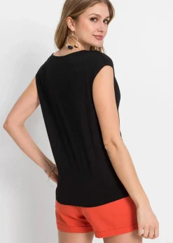 Wasserfall-Shirt aus Viskose-Mix