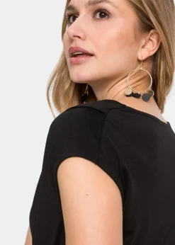 Wasserfall-Shirt aus Viskose-Mix