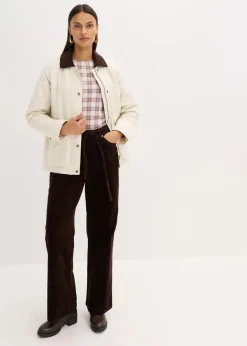 Wattierte Twill-Jacke