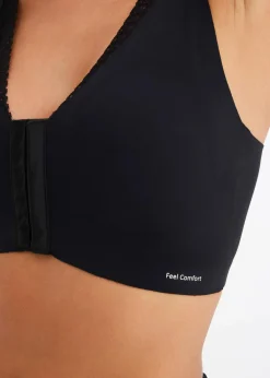 Wattierter Feel Comfort Lasercut-BH ohne Bügel mit Vorderverschluss