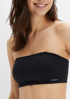 Wattierter Feel Comfort Seamless Bandeau-BH mit abnehmbaren Trägern