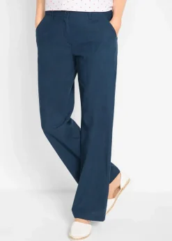 Webhose aus Leinen-Baumwoll-Mix