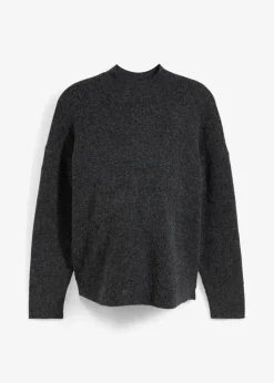 Weicher Umstands-und Stillpullover mit Schlitz