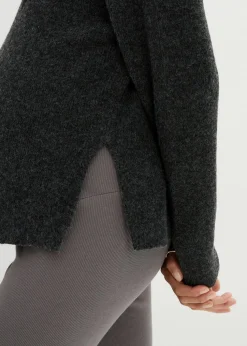 Weicher Umstands-und Stillpullover mit Schlitz