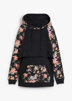 Weiches 2-in-1 Umstands-und Stillsweatshirt