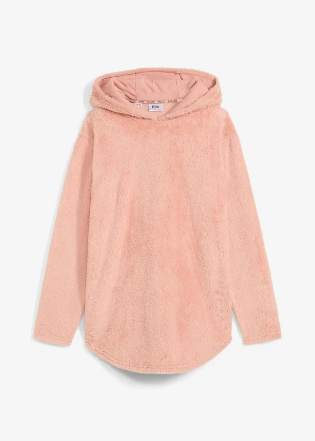 Weit geschnittener Loungewear Kuschel-Fleece Longpullover