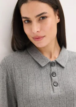 Weit geschnittener Loungewear Hausanzug aus weicher Rippe