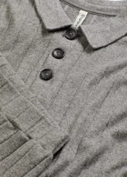 Weit geschnittener Loungewear Hausanzug aus weicher Rippe