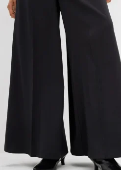 Weite fließende Hose mit Komfortbund