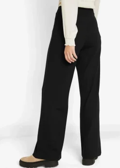 Weite Hose mit Gummibund aus Viskosemix