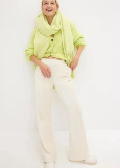 Weite Schlupfhose in Cordoptik