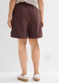 Weite Sweat-Shorts aus Baumwoll-Mix