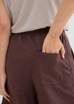 Weite Sweat-Shorts aus Baumwoll-Mix