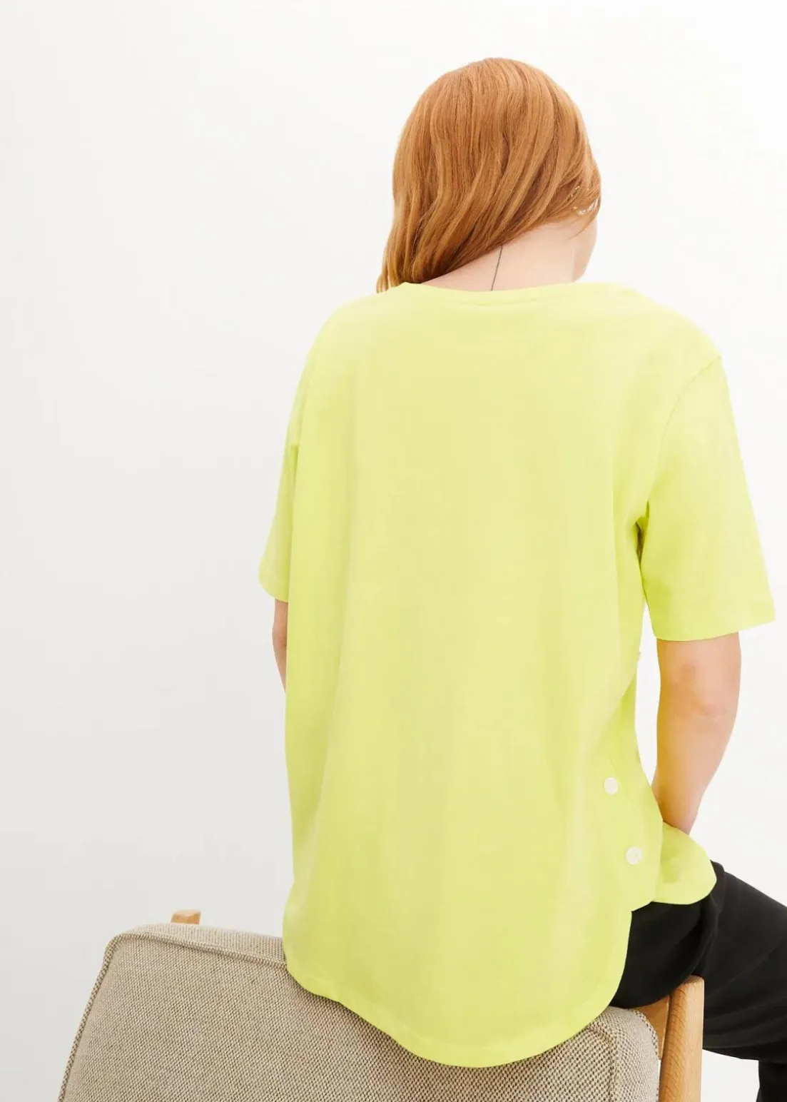 Weites T-Shirt aus Bio-Baumwolle