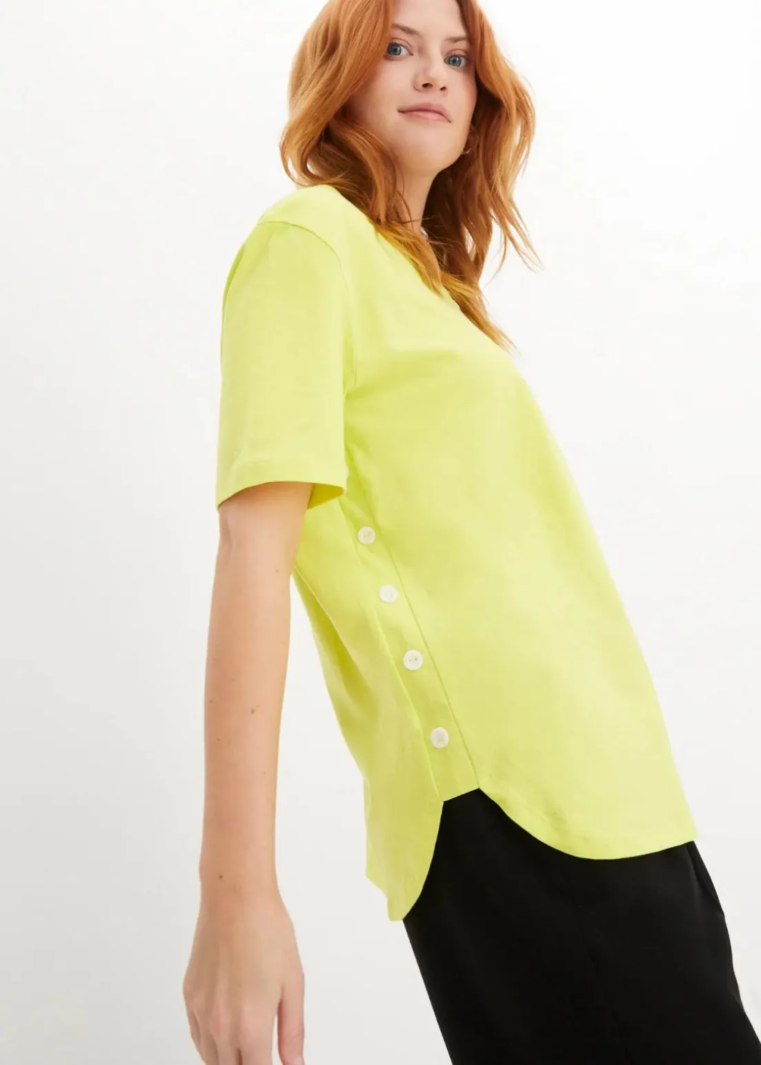 Weites T-Shirt aus Bio-Baumwolle