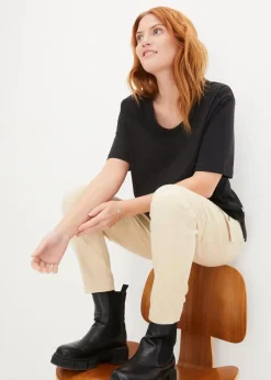 Weites T-Shirt aus Bio-Baumwolle