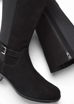 Weitschaftstiefel aus Leder