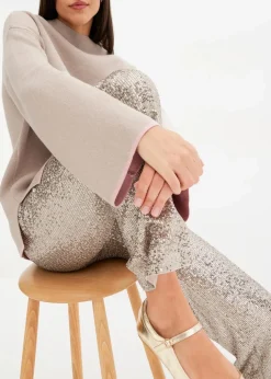 Wende-Pullover aus Feinstrick