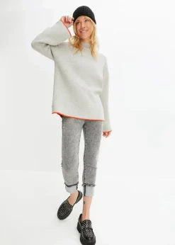 Wende-Pullover aus Feinstrick