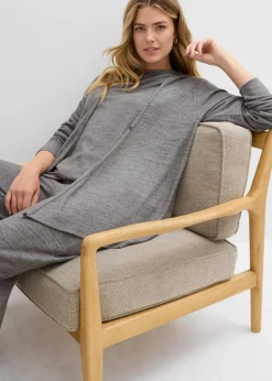 Wickelcardigan in Strickoptik