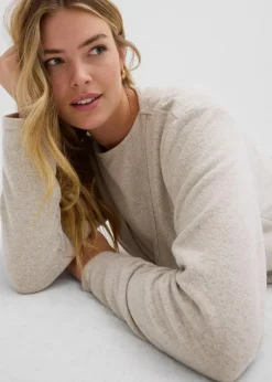 Wickelcardigan in Strickoptik