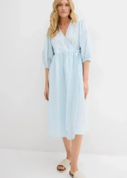 Wickelkleid aus Strukturmaterial