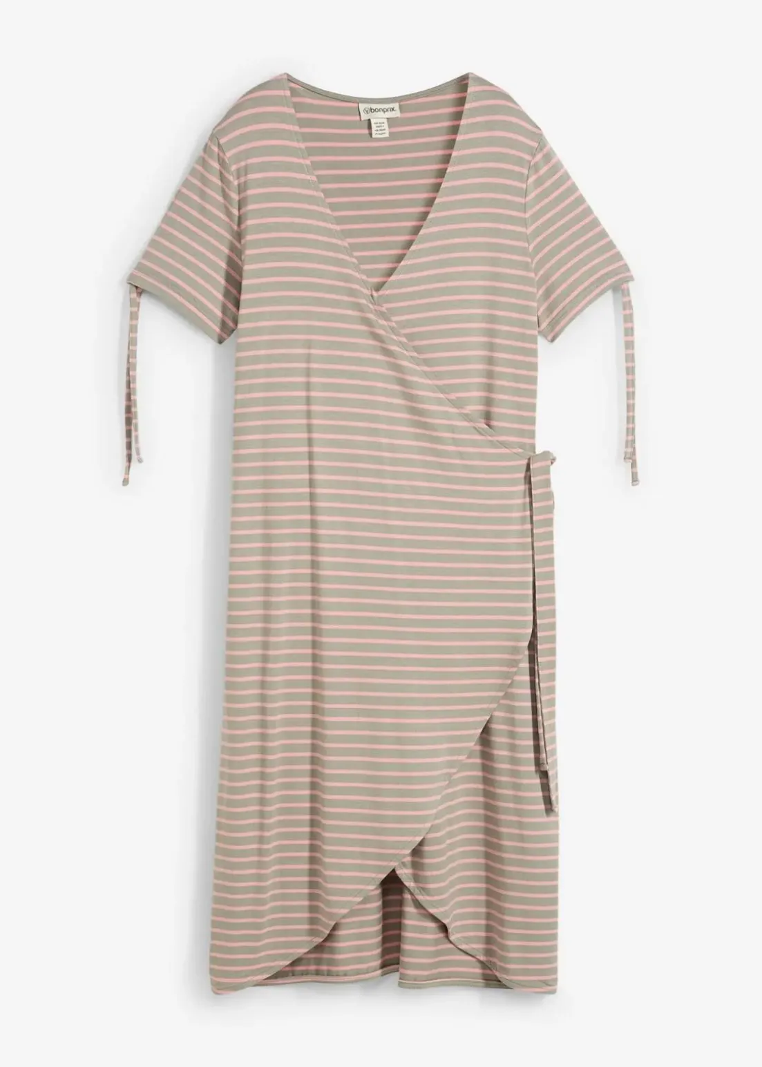 Wickelkleid aus fließendem Viskose-Elasthan-Mix