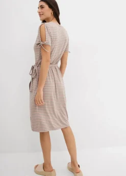 Wickelkleid aus fließendem Viskose-Elasthan-Mix