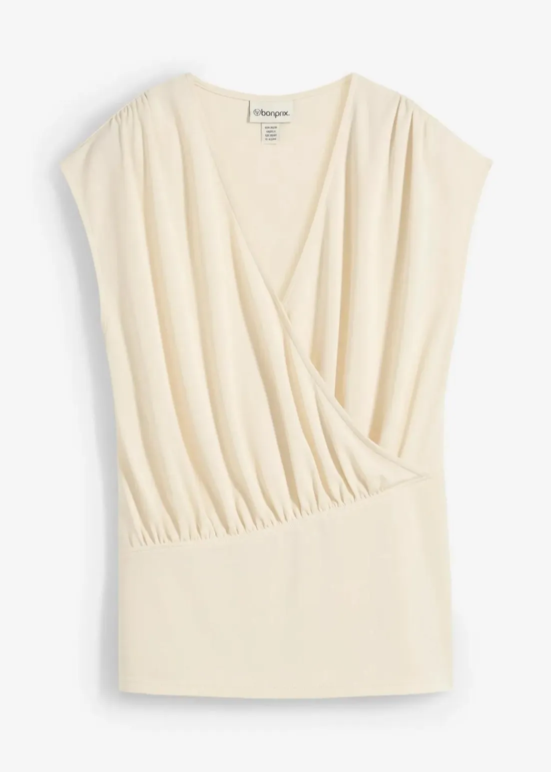 Wickelshirt aus fließendem Viskose-Mix