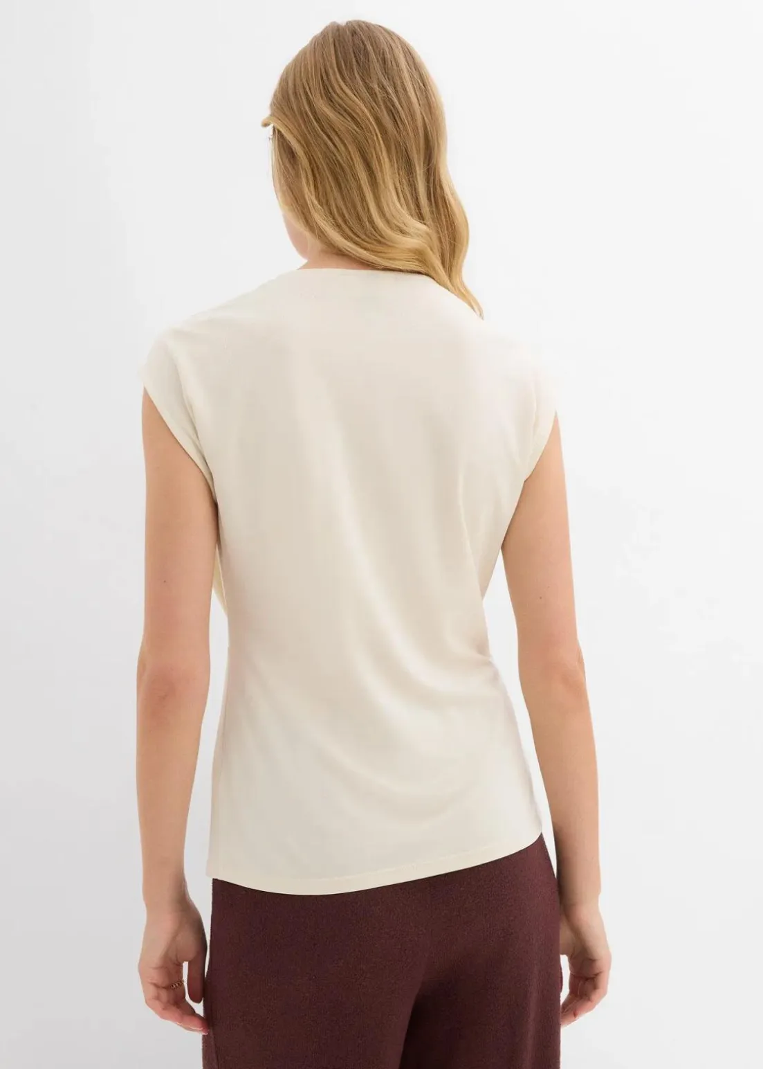 Wickelshirt aus fließendem Viskose-Mix