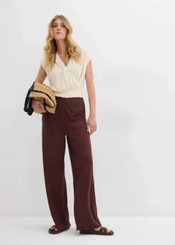 Wickelshirt aus fließendem Viskose-Mix