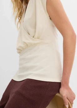 Wickelshirt aus fließendem Viskose-Mix