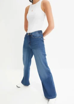 Wide Leg Jeans High Waist, Bio-Baumwolle
