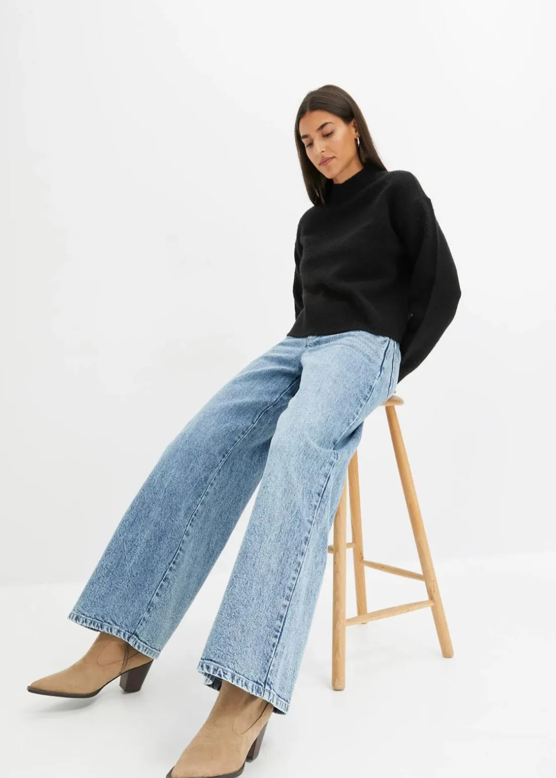 Wide Leg Jeans High Waist