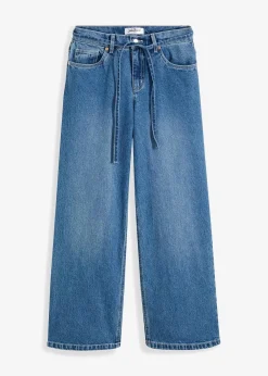 Wide Leg Jeans Mid Waist
