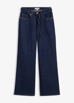 Wide Leg Jeans Mid Waist