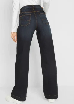 Wide Leg Jeans Mid Waist, Bequembund