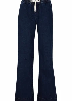 Wide Leg Jeans Mid Waist, Stretch