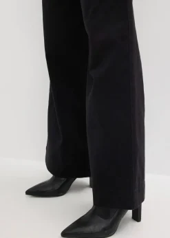 Wide-Leg Bundfalten-Hose mit Bequembund