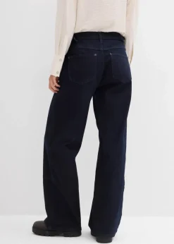 Wide-Leg Jeans Mid Waist